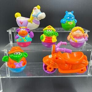 Vintage Weebles Wobble Toys 2003/2004 Playskool Lot of 7